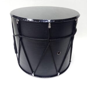 MZ-B13bKB Барабан кавказский 13", черный, черные мембраны, с чехлом, MEZZO