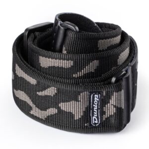 D38-10GY Ремень для гитары, серый камуфляж, Dunlop
