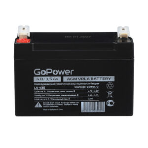 00-00015320 LA-435 Аккумулятор cвинцово-кислотный 4В, GoPower
