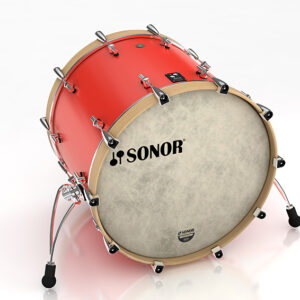 16122038 SQ1 2016 BD NM 17338 Бас-барабан 20" x 16", без кронштейна, красный, Sonor