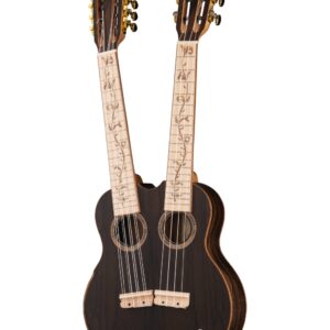 HYDRA-ZS Custom Built Series Укулеле тенор, с двумя грифами 4/8 струн, со звукоснимателем, Ortega