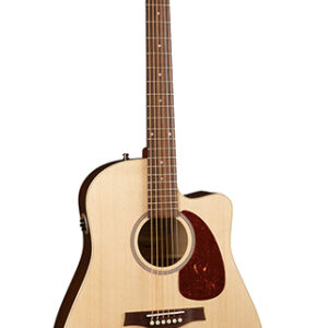 030910 Coastline S6 SLIM CW Spruce QIT Электро-акустическая гитара, с чехлом, узкий гриф, Seagull