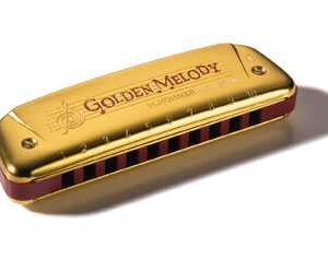 M543016 Golden Melody C-major gold plated covers Hohner