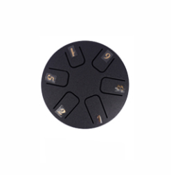 FTD-386F-DB Глюкофон, 9.6см, Фа мажор, темно-синий, Foix
