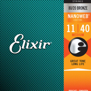 11525 NANOWEB Комплект струн для мандолины, Medium, 11-40, Elixir