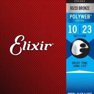 11650 POLYWEB Комплект струн для банджо, Medium, 10-23, Elixir