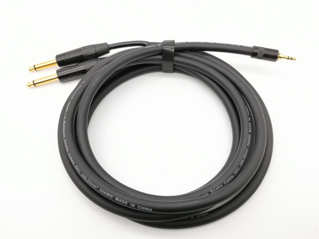 E52-3,5-2J-0900-0 Кабель аудио 3.5-2х6.3мм, 9м, ZZcable