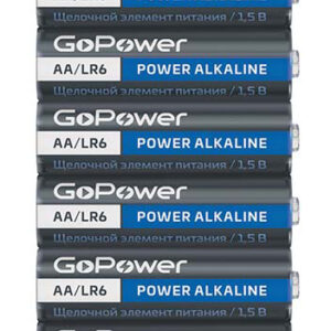 00-00019863 Super Power Alkaline Элемент питания AA/LR6 щелочной 1.5В, 10шт, GoPower