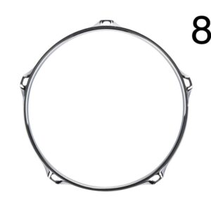 HA08-160805CR Обод малого и том барабана 8", верхний, сталь 1.6мм, LDrums