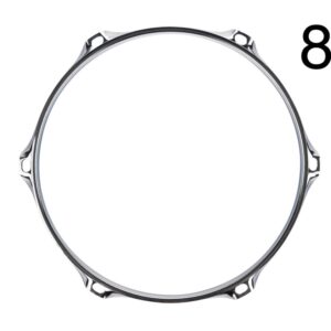 HA08-160806CR Обод малого и том барабана 8", верхний, сталь 1.6мм, LDrums