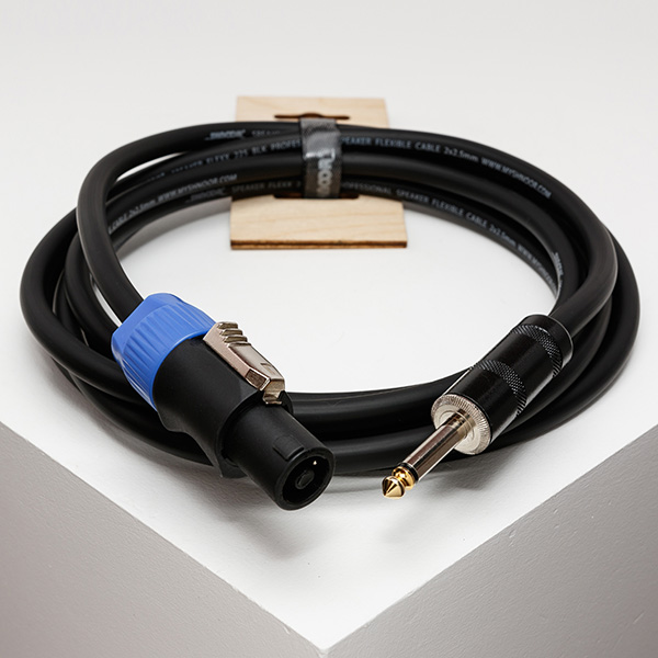 SC225-SPPJ-6m Кабель для гитарного усилителя, 2х2,5мм, Speakon-Powerjack, 6м, SHNOOR