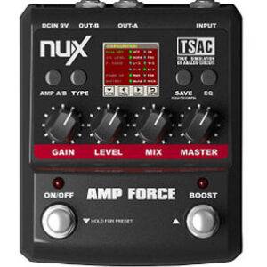 AMP-FORCE педаль эффектов, эмулятор ламповых усилителей, Nux Cherub