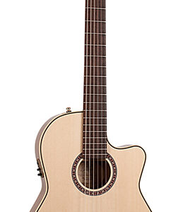 042654 Arena Mahogany CW QIT Классическая гитара, со звукоснимателем, La Patrie