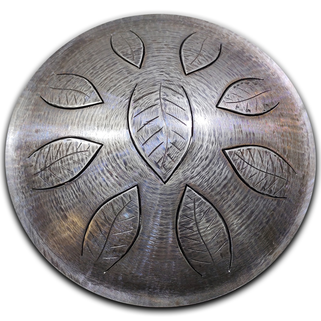 OHP-L34-8-1-Gr-F#m-Hijaz Глюкофон 34см, Handpan Overtone