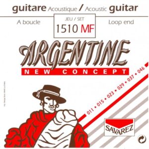 1510MF Argentine Комплект струн для акустической джаз гитары, Light, петля, 11-46, Savarez