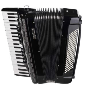 JH2003-BLACK Аккордеон 41/120/11+2, черный, с футляром, Aurus