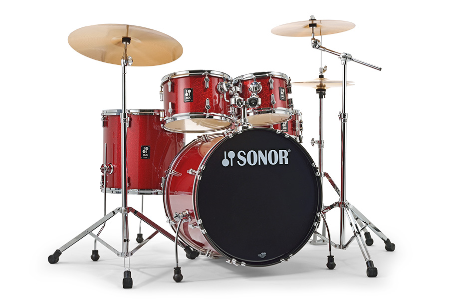 17507449 AQX Stage Set RMS 17356 Барабанная установка, красная, Sonor