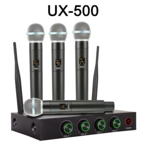Вокальная радиосистема UX-500 с 4-мя ручными вокальными передатчиками